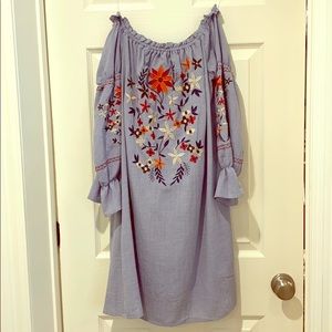 Off the shoulder dress